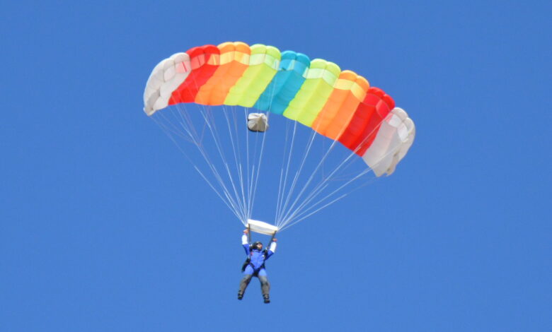 Parachute  780x470 - معنی و تعبیر چتر نجات در فال قهوه در بالا و پایین فنجان چیست؟