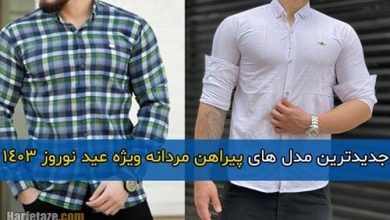 model 1402 021 390x220 - جدیدترین مدل های پیراهن مردانه عید نوروز 1403 آستین کوتاه و آستین بلند + نکات خرید