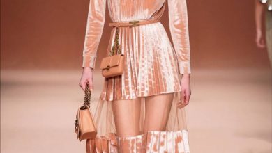 model lebas majlesi holoee 1 390x220 - مدل لباس مجلسی هلویی، رنگ سال 2024 - بهترین ایده ها برای مراسمات عید